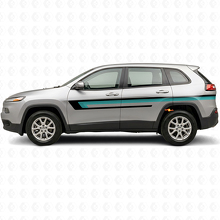 Adesivo in Vinile a Triple Strisce Laterale per Porta Jeep Cherokee KL 2013-2023_2