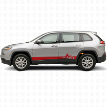 Kit di Adesivi Laterali in Vinile Stile Montagne per Jeep Cherokee KL 2013-2023_3