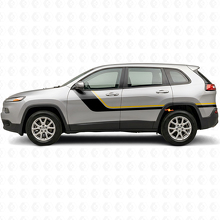 Kit adesivi vinile laterali a doppia striscia per Jeep Cherokee KL 2013-2023_2