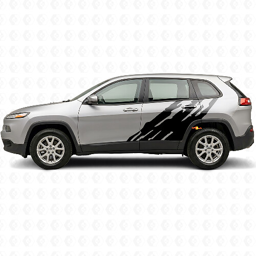 Adesivo in Vinile Grafica Spruzzo di Fango Laterale per Jeep Cherokee KL 2013-2023