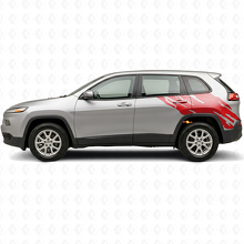 Adesivo in Vinile Grafica Spruzzi di Fango Laterale Posteriore per Jeep Cherokee KL 2013-2023_3