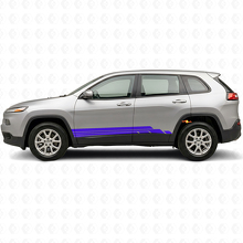 Kit di Adesivi Laterali a Strisce Curve in Vinile per Jeep Cherokee KL 2013-2023_2