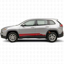 Kit di Adesivi Laterali a Strisce Curve in Vinile per Jeep Cherokee KL 2013-2023_3
