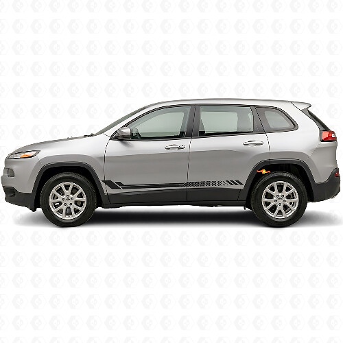 Adesivo laterale a strisce a nido d'ape per Jeep Cherokee KL 2013-2023