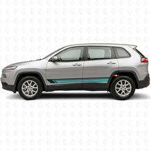 Strisce Dritte Vintage Adesivo Laterale in Vinile per Jeep Cherokee KL 2013-2023_2