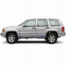 Adesivo Vinilico a Strisce Laterali Stile Racing per Jeep Grand Cherokee 1993-1998_2