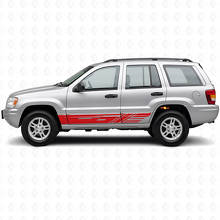Kit di Adesivi in Vinile con Strisce Laterali Decorate per Jeep Grand Cherokee 1999-2004_3
