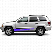 Kit Adesivi in Vinile con Strisce Laterali Decorate per Jeep Grand Cherokee 2005-2010_2
