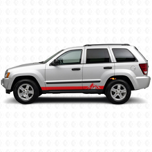 Adesivo laterale in vinile con strisce stile montagne per Jeep Grand Cherokee 2005-2010_3
