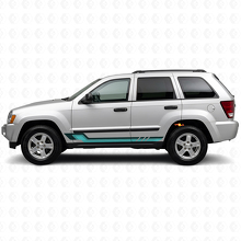 Adesivo in Vinile con Strisce Laterali in Stile Vintage per Jeep Grand Cherokee 2005-2010_2