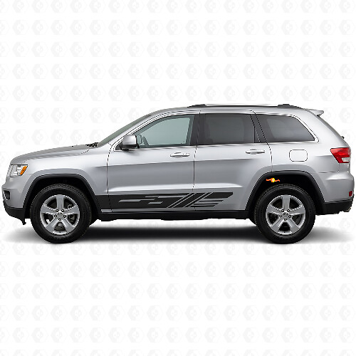 Kit di Adesivi Laterali Decorati in Vinile per Jeep Grand Cherokee 2011-2021
