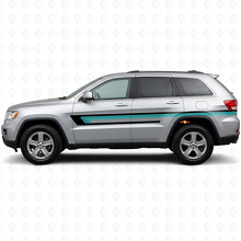 Adesivo in vinile laterale a tripla striscia per Jeep Grand Cherokee 2011-2021_2