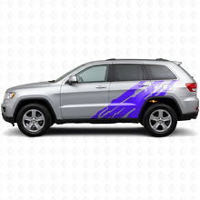 Adesivo Vinil Grafica Laterale Schizzo di Fango per Jeep Grand Cherokee 2011-2021_2