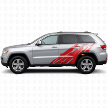 Adesivo Vinil Grafica Laterale Schizzo di Fango per Jeep Grand Cherokee 2011-2021_3