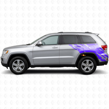 Adesivo in Vinile Decorativo Laterale Posteriore Effetto Spruzzo di Fango per Jeep Grand Cherokee 2011-2021_2