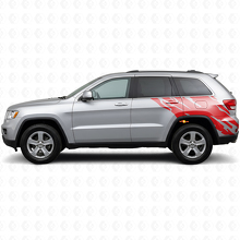 Adesivo in Vinile Decorativo Laterale Posteriore Effetto Spruzzo di Fango per Jeep Grand Cherokee 2011-2021_3