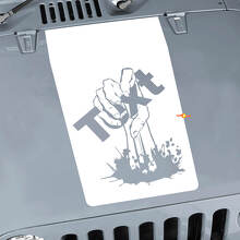 Adesivo in Vinile a Forma di Mano Zombie per Cofano Jeep Wrangler CJ YJ TJ JK_2
