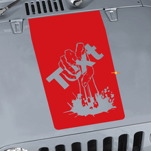 Adesivo in Vinile a Forma di Mano Zombie per Cofano Jeep Wrangler CJ YJ TJ JK_3