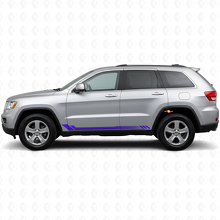 Adesivo Laterale a Strisce a Nido d'Ape per Jeep Grand Cherokee 2011-2021_2