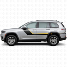 Adesivo Vinilato Laterale con Doppie Strisce per Jeep Grand Cherokee 2021+_2