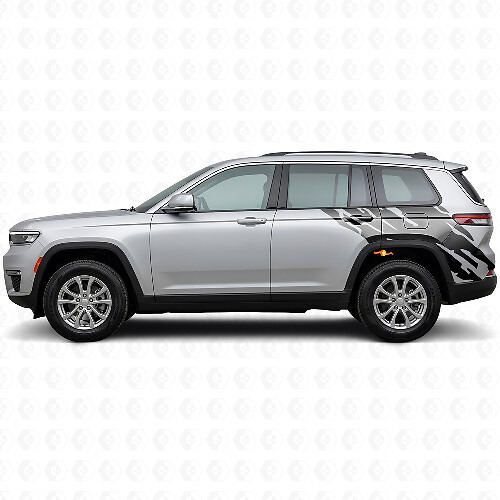 Adesivo in Vinile Grafica Spruzzi di Fango Laterale Posteriore per Jeep Grand Cherokee 2021+