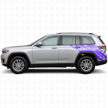 Adesivo in Vinile Grafica Spruzzi di Fango Laterale Posteriore per Jeep Grand Cherokee 2021+_2