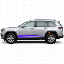 Kit di Adesivi Laterali a Strisce Curve per Jeep Grand Cherokee 2021+_2