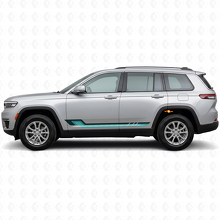 Adesivo in Vinile a Stripe Laterali Stile Vintage per Jeep Grand Cherokee 2021+_2