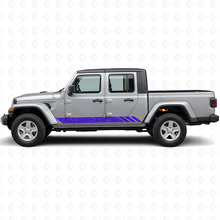 Adesivo Laterale in Vinile con Strisce Stile Topografico per Jeep Gladiator 2020+_2