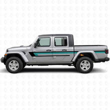 Adesivo Vinile Tri Strisce Lato Porta per Jeep Gladiator 2020+_2