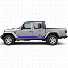 Strisce Laterali Stile Montagne Adesivo in Vinile per Jeep Gladiator 2020+_2