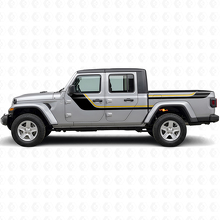 Adesivo Vinile Laterale a Doppia Striscia per Jeep Gladiator 2020+_2