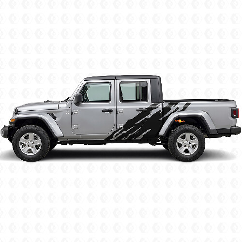 Adesivo in Vinile Grafica Spruzzi di Fango Laterale per Jeep Gladiator 2020+_1