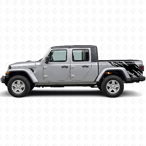Adesivo in Vinile Grafica Schizzi di Fango Laterale Posteriore per Jeep Gladiator 2020+_1
