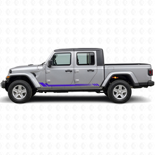 Adesivo laterale a strisce a nido d'ape per Jeep Gladiator 2020+_2
