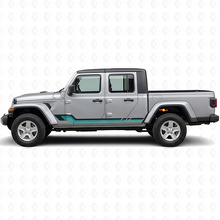 Adesivo in Vinile con Strisce Laterali Stile Vintage per Jeep Gladiator 2020+_2