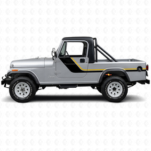 Adesivo Vinile Laterale a Strisce Gemelle per Jeep CJ-8 Scrambler 1981-1986_2