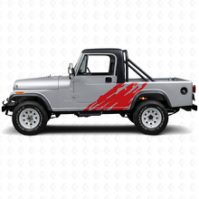 Adesivo Laterale in Vinile con Grafica Spruzzi di Fango per Jeep CJ-8 Scrambler 1981-1986_3