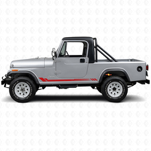 Adesivo laterale a strisce a nido d'ape per Jeep CJ-8 Scrambler 1981-1986_3