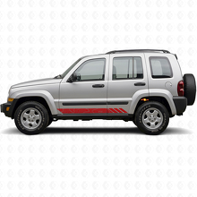 Adesivo in Vinile Laterale a Righe Stile Topografico per Jeep Liberty 2002-2012_3