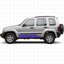 Kit Adesivi Laterali a Strisce Curve per Jeep Liberty 2002-2012_2