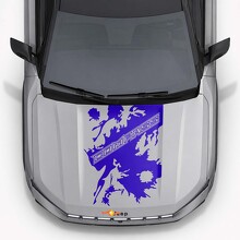 Adesivo in Vinile a Strisce Stile Spruzzo di Fango per Cofano Jeep Compass 2026_2