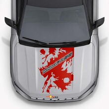 Adesivo in Vinile a Strisce Stile Spruzzo di Fango per Cofano Jeep Compass 2026_3