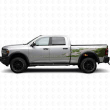 Kit personalizzato di adesivi in vinile laterali parafango per Dodge Ram 2013–2020_2