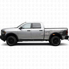 Kit personalizzato di adesivi in vinile laterali parafango per Dodge Ram 2013–2020_3