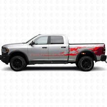 Kit personalizzato di adesivi in vinile laterali parafango per Dodge Ram 2013–2020_4