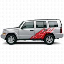 Adesivo in vinile grafico laterale spruzzo di fango per Jeep Commander 2006-2010_3