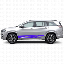 Kit di Adesivi in Vinile con Strisce Laterali Decorate per Jeep Commander Meridian 2021+_2