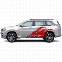 Adesivo Vinile Grafico Paraspruzzi Laterale per Jeep Commander Meridian 2021+_3