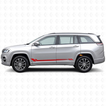 Adesivo Laterale a Strisce a Nido d’Ape per Jeep Commander Meridian 2021+_3